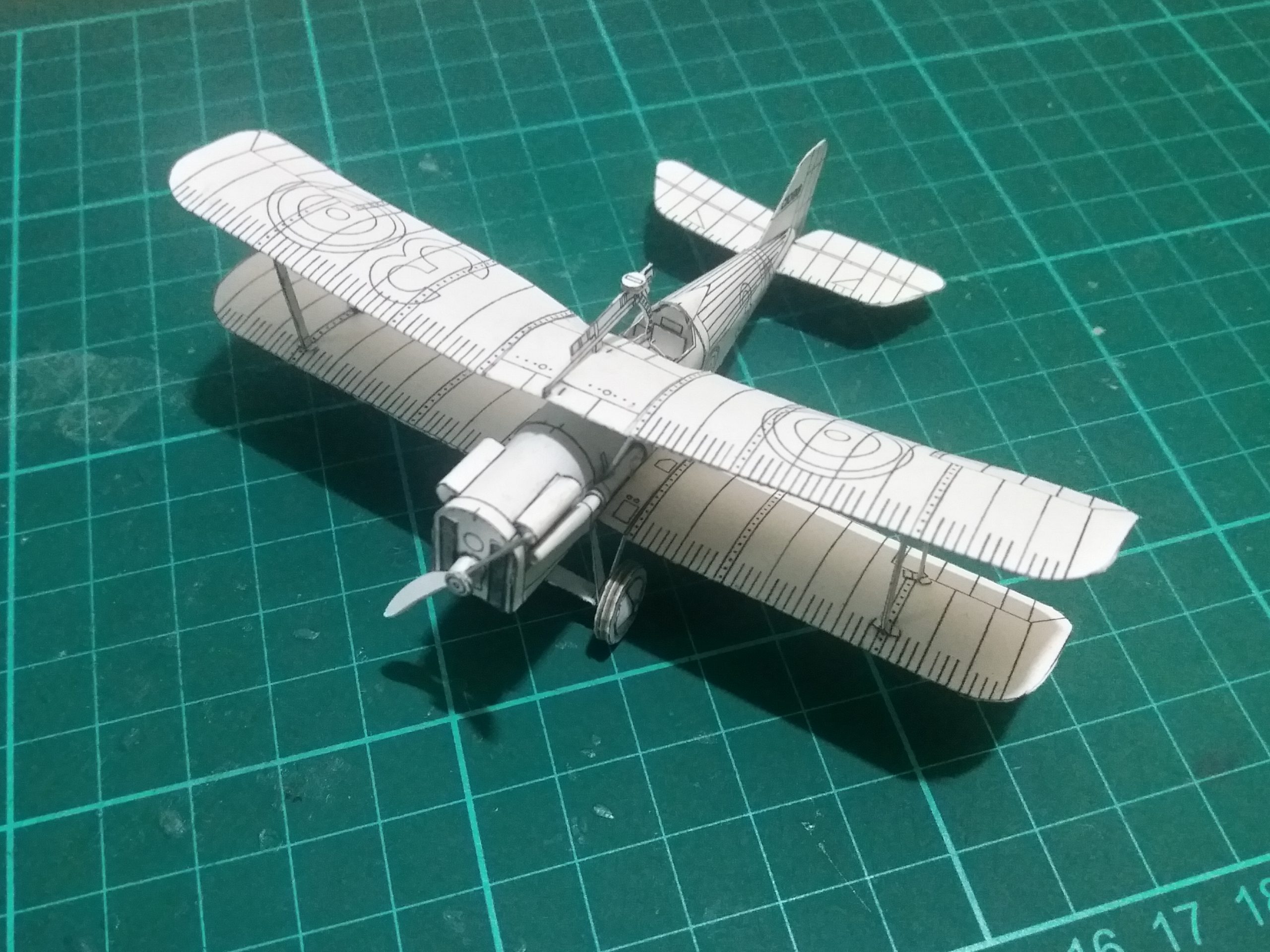 1 72 Royal Aircraft Factory S E 5 Lt H J Burden Paper Model Ecardmodels