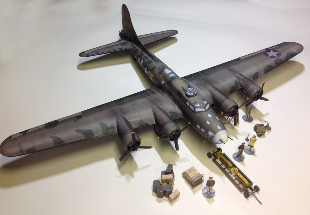 Franklin Mint Armour 1/48 B17 Bomber Forteresse Volante Memphis Belle
