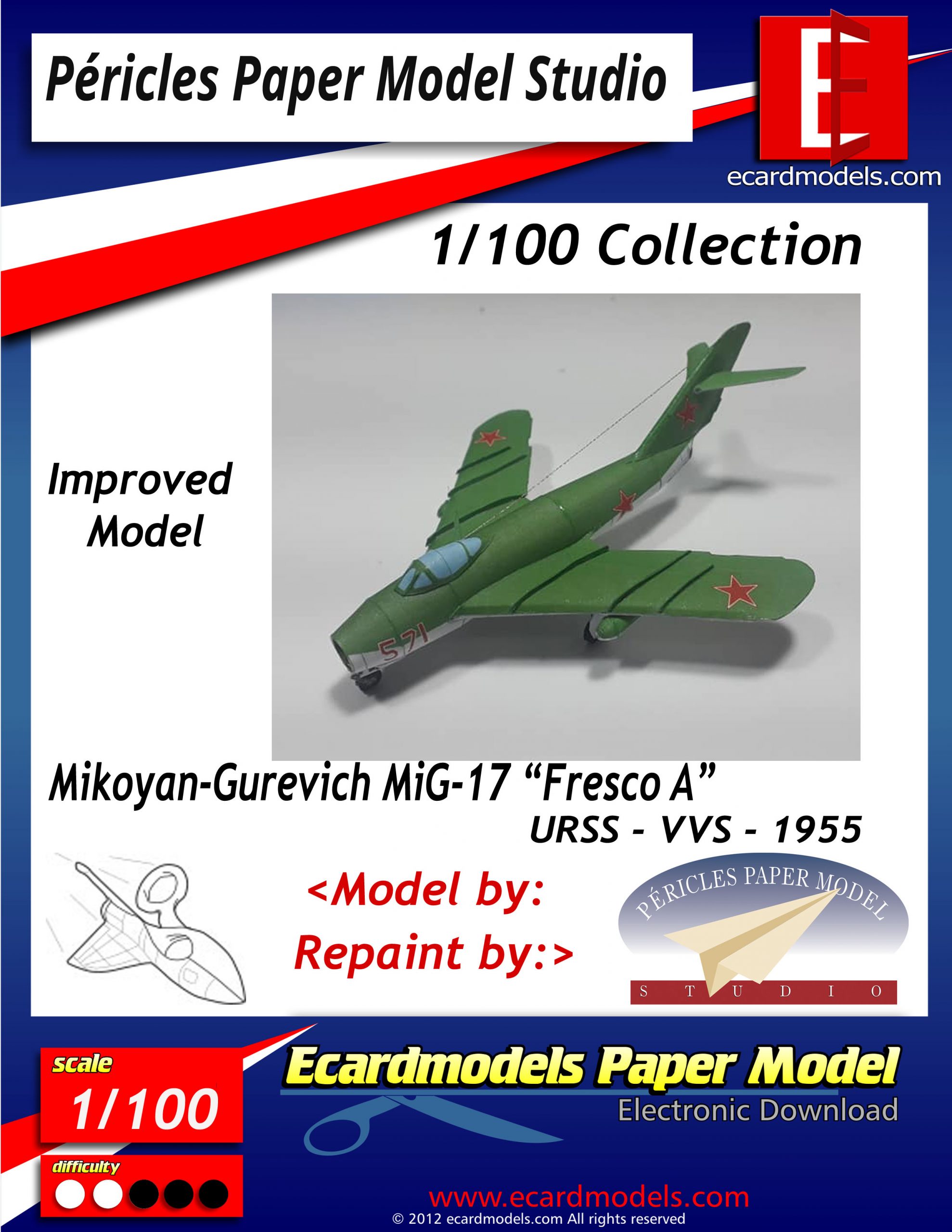 1/100 Mikoyan Gurevich MiG-17 (Early) 