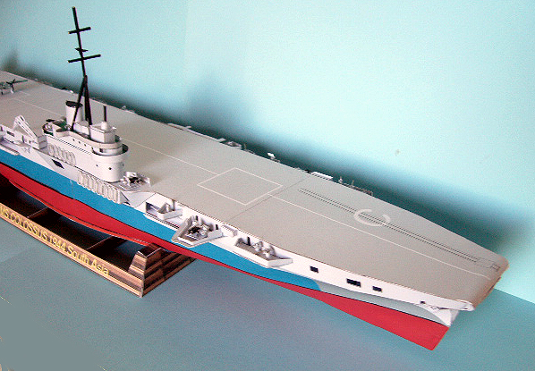 1/400 HMS Colossus Paper Model