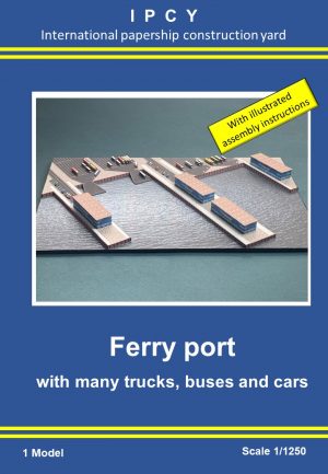 Floating Dock Werft 1:1250 für Schiffsmodelle groß 