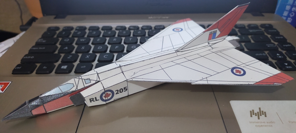 1/72 Avro Canada CF-105 Arrow Paper Model - Image 3