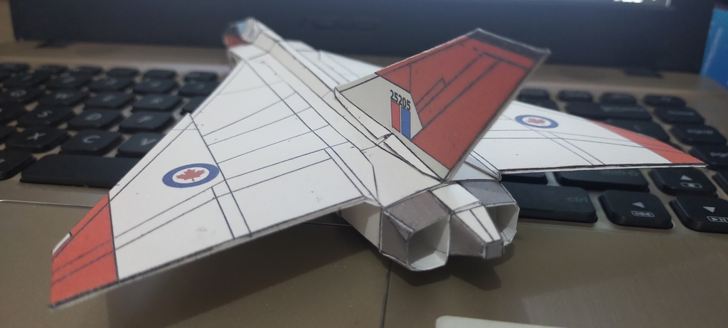 1/72 Avro Canada CF-105 Arrow Paper Model - Image 4