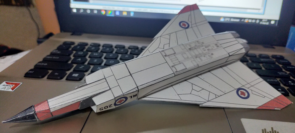 1/72 Avro Canada CF-105 Arrow Paper Model - Image 5