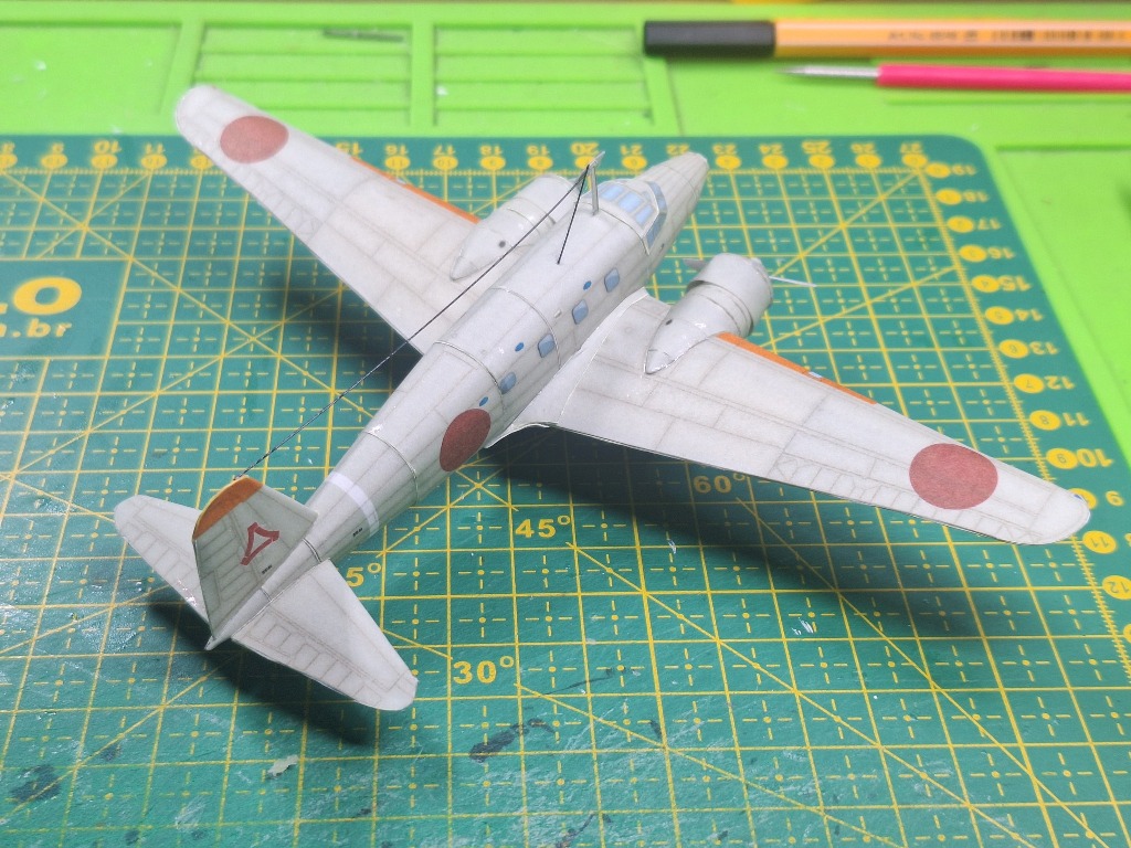 1/72 Tachikawa Ki-54 Hei/Hickory 38th Sentai Paper Model - Image 2