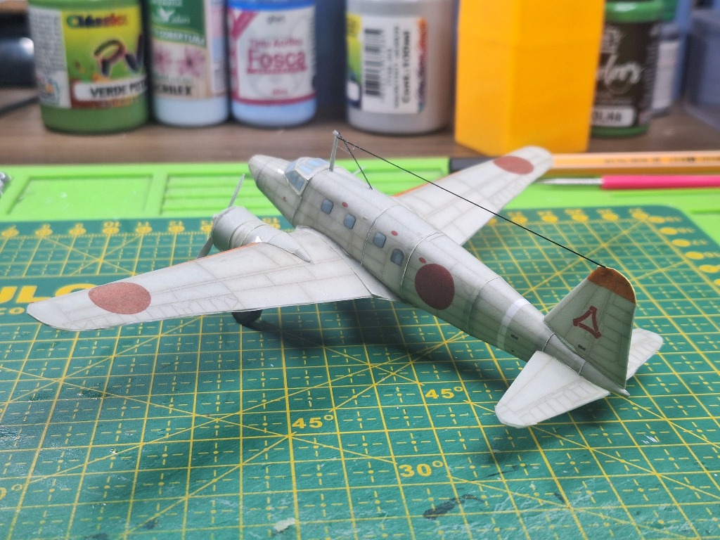 1/72 Tachikawa Ki-54 Hei/Hickory 38th Sentai Paper Model - Image 3
