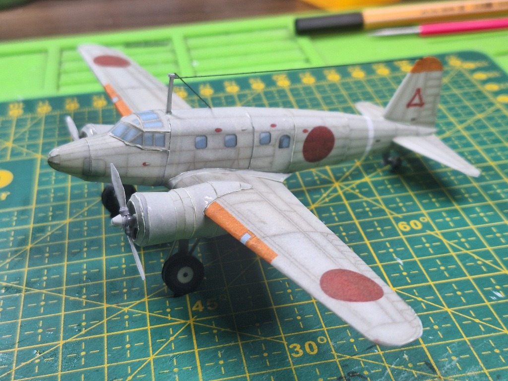 1/72 Tachikawa Ki-54 Hei/Hickory 38th Sentai Paper Model - Image 4