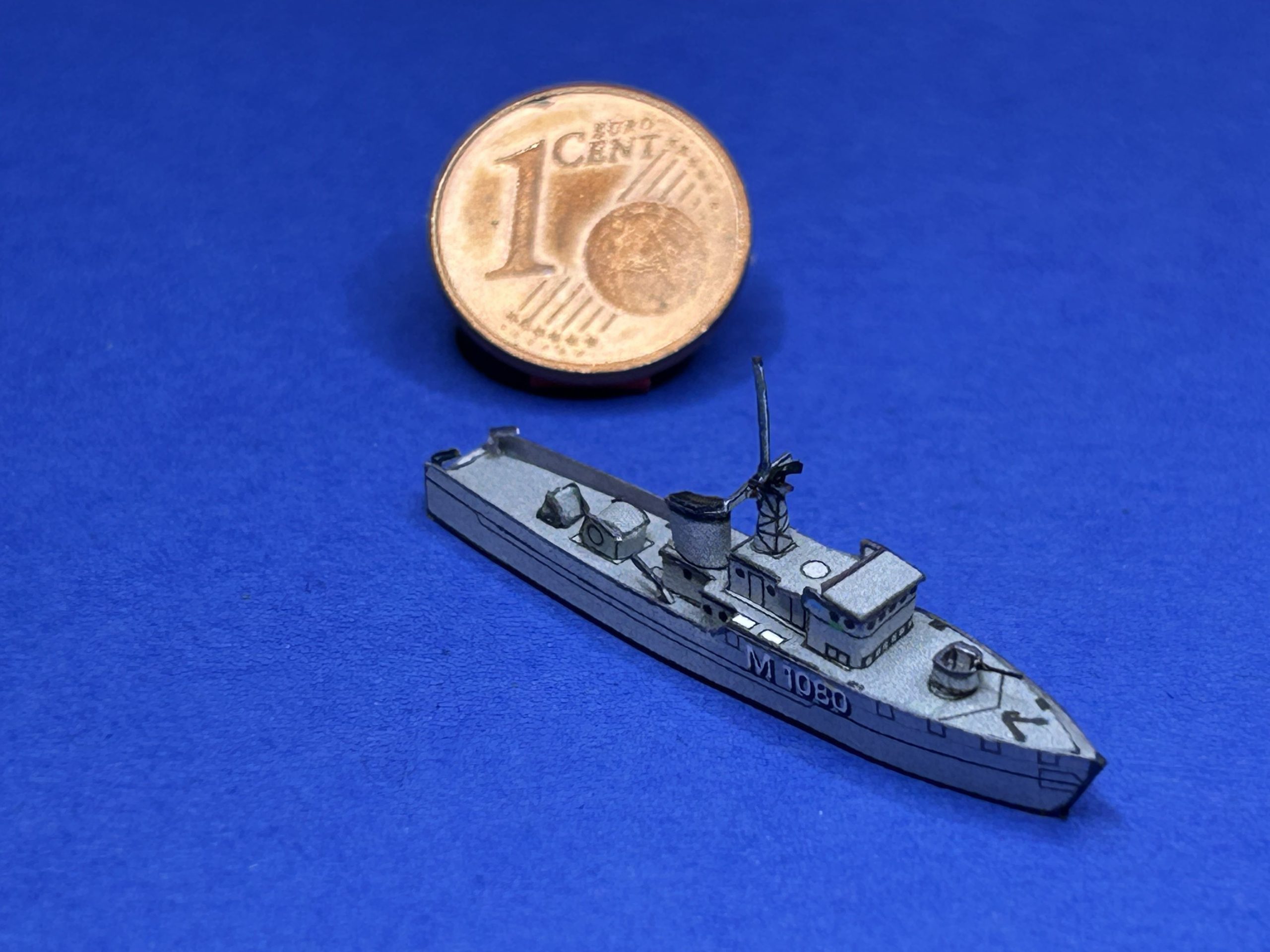 1/1250 German 8th Minesweeper Squadron Paper Model - Image 2