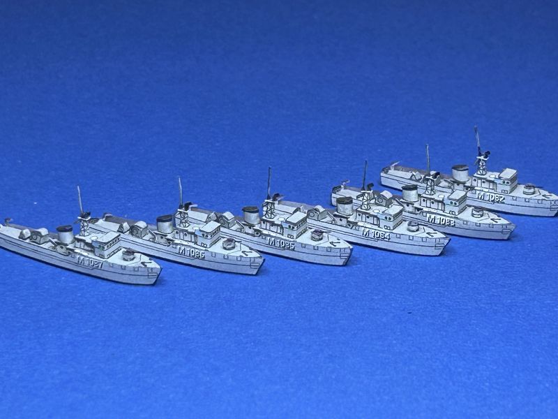 1/1250 German 8th Minesweeper Squadron Paper Model - Image 4