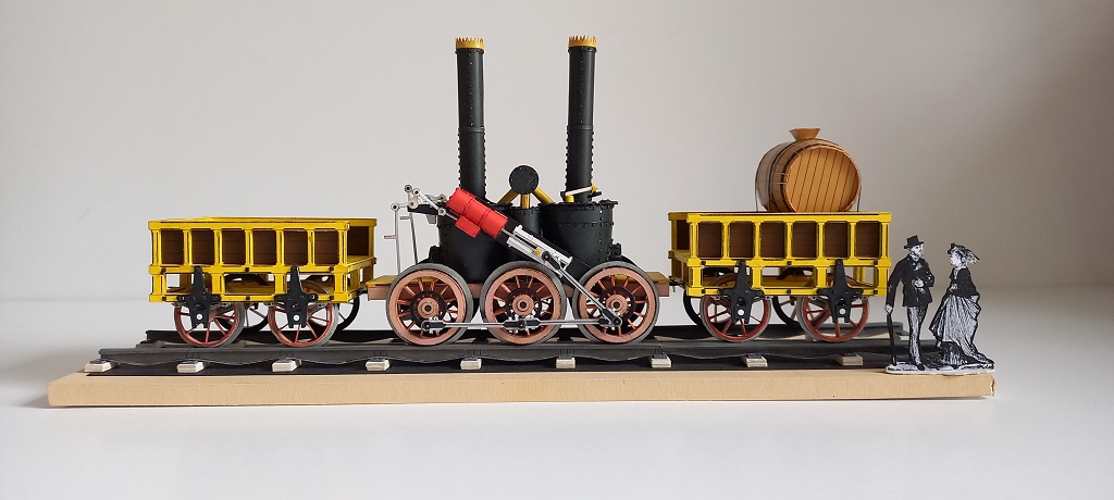 1/48 Twin Sisters 1829 by Stevenson Paper Model - Image 2