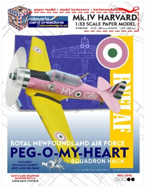 1/33 AT-6 CC&F Mk IV Harvard "Peg-O-My-Heart" Royal Newfoundland Air Force