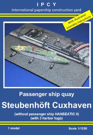 1/1250 Steubenhöft Cuxhaven, Paper Model