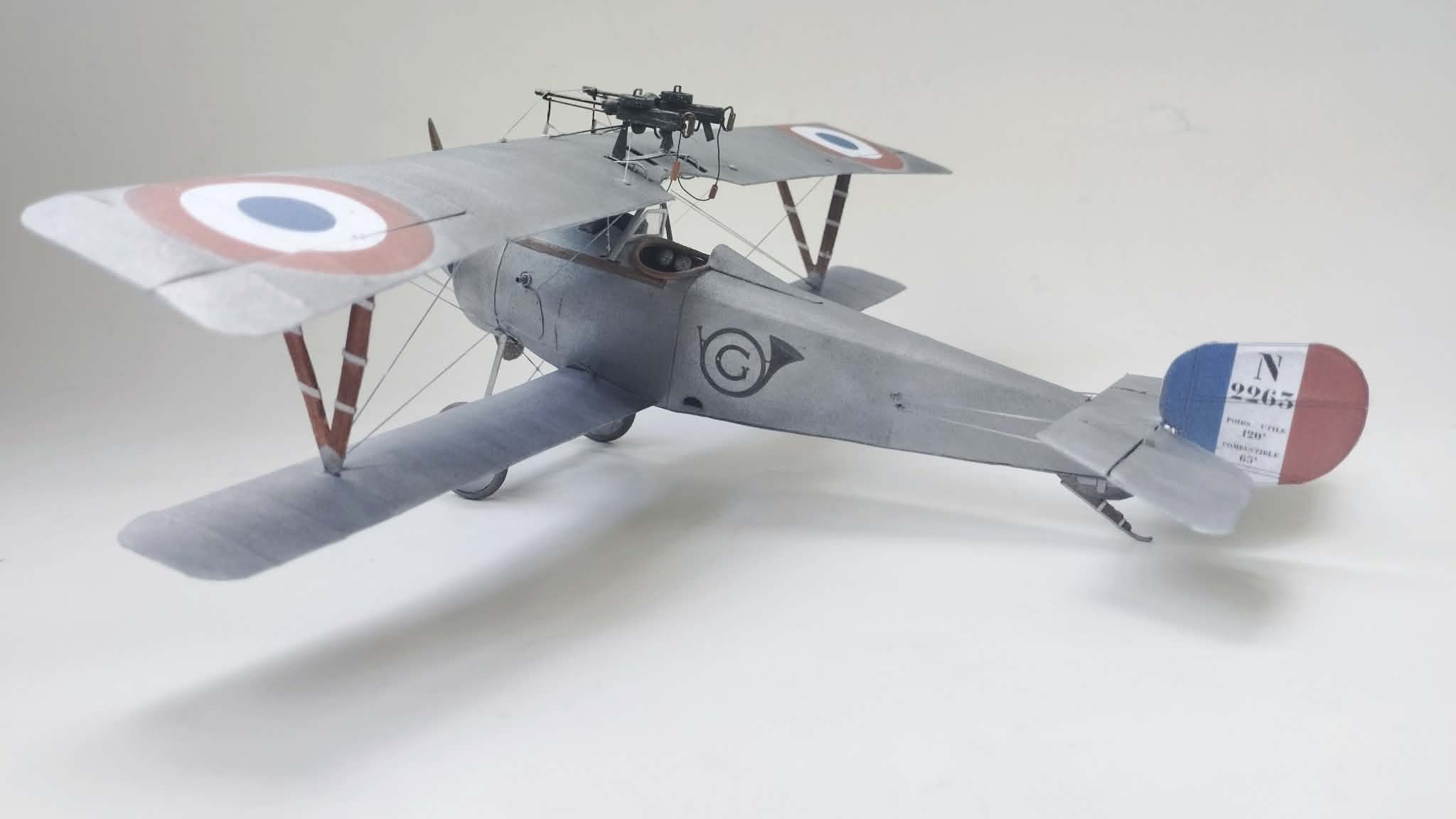 1/33 ACES Nieuport 17 - Gaudermen Nr 2265 - Paper Model - Image 3
