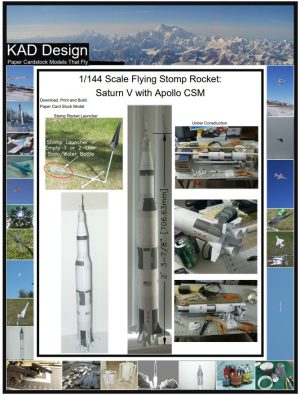 STEM Stomp Rocket: Saturn V