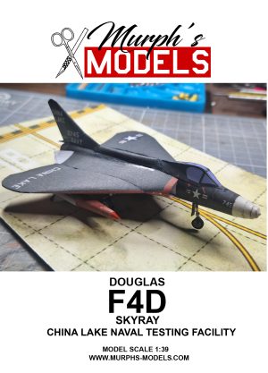 1/39 Douglas F4D Skyray China Lake Paper Model