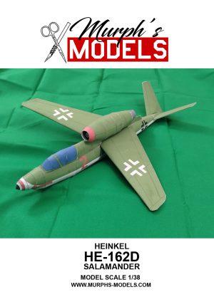 1/38 Heinkel He-162D Salamander Paper Model
