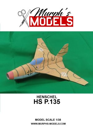 1/38 Henschel HS P135 Paper Model