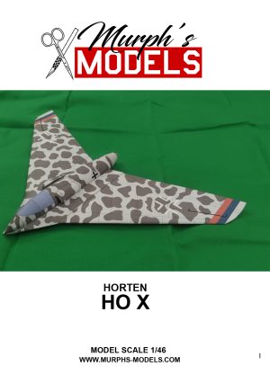 1/46 Horten Ho X Paper Model
