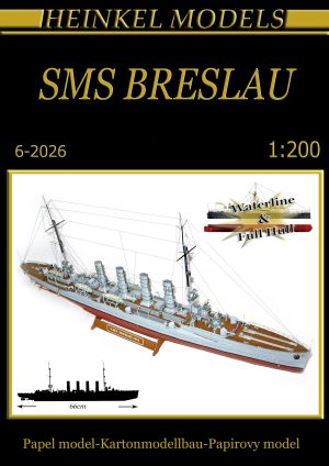 1/200 SMS Breslau Paper Model