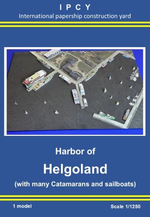1/1250 Harbor of Helgoland, Paper Model