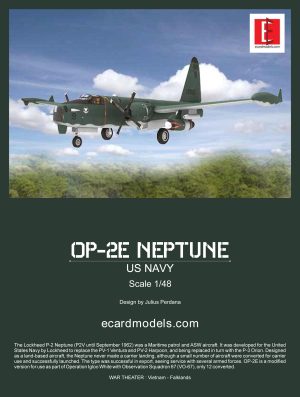 1/48 OP-2E Neptune US Navy Paper Model