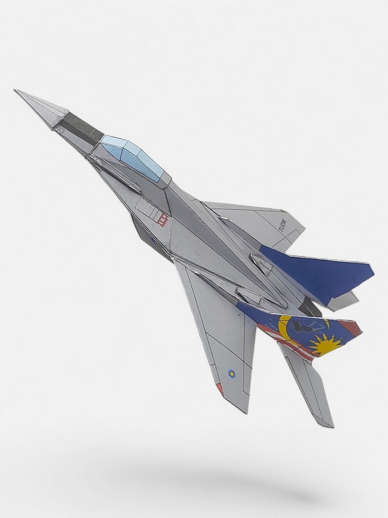 1/72 MiG-29N Fulcrum-A Paper Model - Image 2