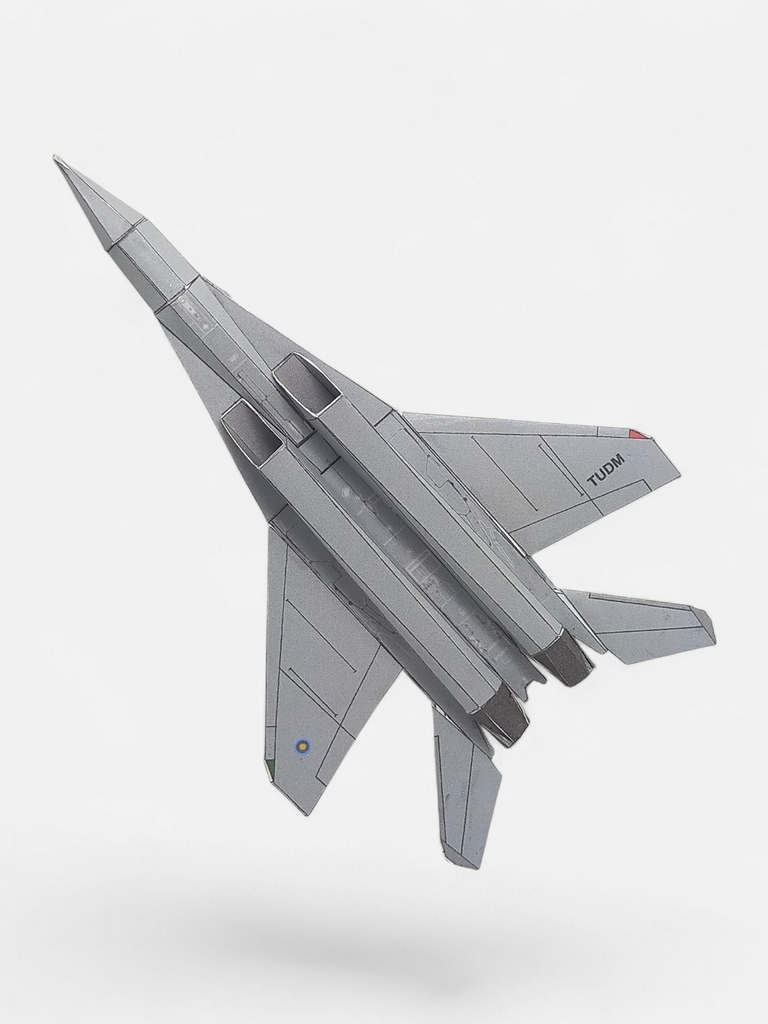 1/72 MiG-29N Fulcrum-A Paper Model - Image 5