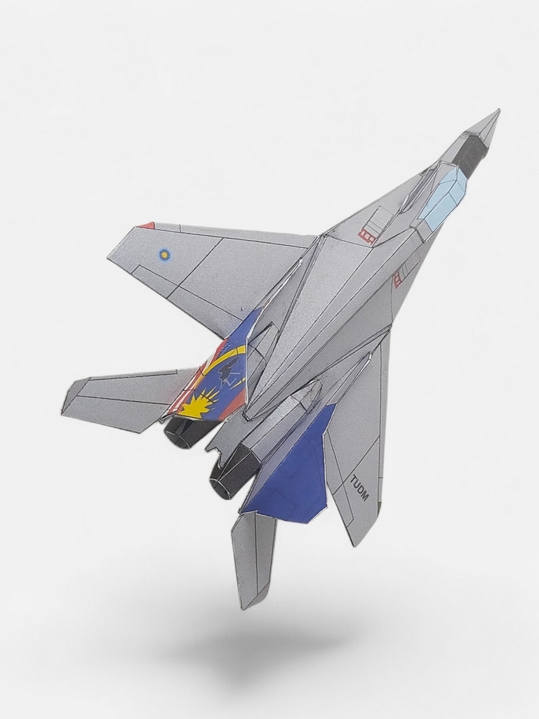 1/72 MiG-29N Fulcrum-A Paper Model - Image 4