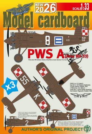 1/33 Avia BH-33 - PWS A - 3 Version Kit - Paper Model