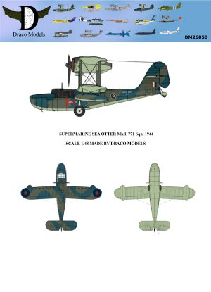 1/48 Sea Otter 771 Sqn Paper Model